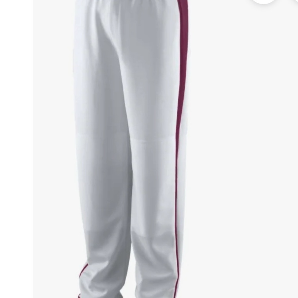 Men’s Augusta sports triple play baseball Pants grey maroon